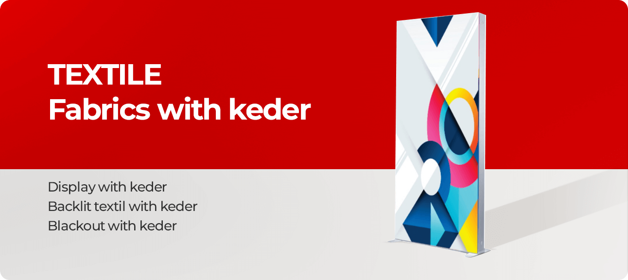 textile fabrics with keder